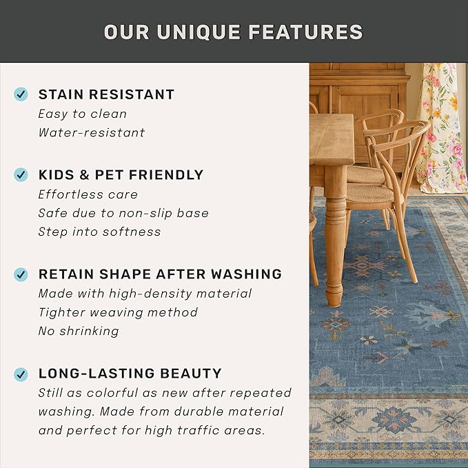 Hazo Haus Boho 8x10 Large Area Rugs - Image 7