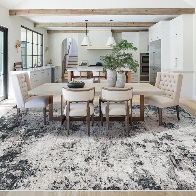 XLUEZ 8x10 Area Rugs for Living Room, Washable Modern Abstract Large Area Rug - Image 6