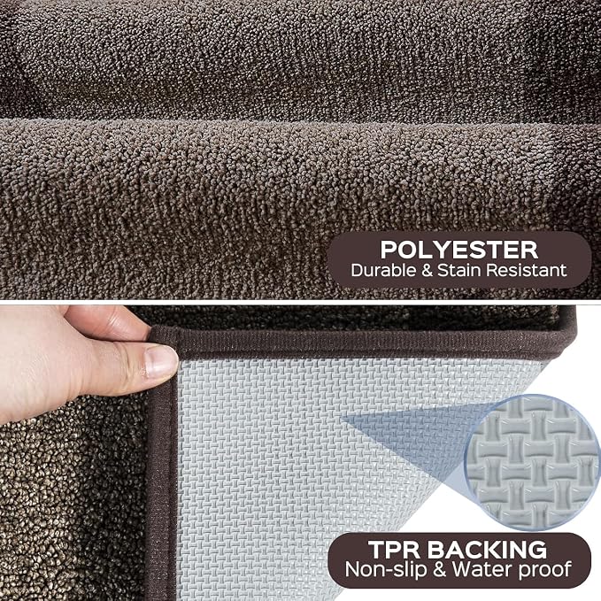 Machine Washable Kitchen Rug 32" x 48", Non Slip Indoor Door Rug, Absorbent - Image 3