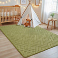 Macgace Ultra Soft Green Area Rug by Macgace