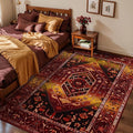 SERISSA Area Rug 3x5 Boho Rugs for Bedroom, Washable Non-Slip Living Room Rug by SERISSAHomeDecorCollection