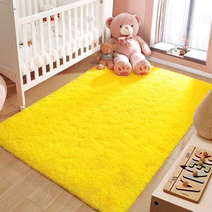 LOCHAS Ultra Soft Indoor Modern Area Rugs Fluffy Living Room Carpets - Image 6