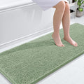 OLANLY Bathroom Runner Rugs 59x24, Soft Absorbent Chenille Bath Rugs, Rubber by OLANLY