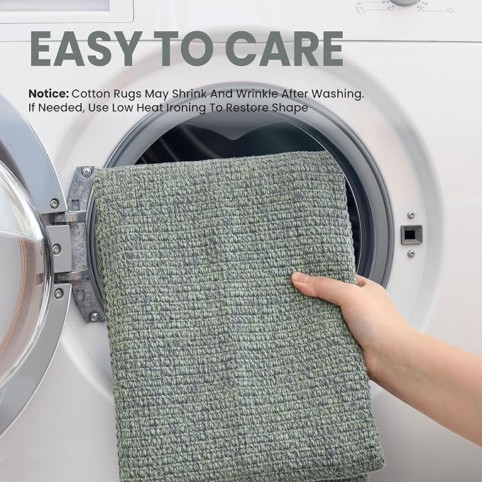 EARTHALL Washable Runner Rug 3x6 Ft Non Slip Runners - Image 3