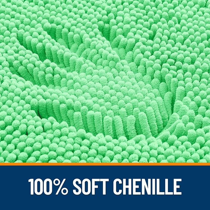 OLANLY Large Bathroom Rugs 40x24, Extra Soft Absorbent Chenille Bath Rugs - Image 3