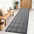 OLANLY Front Door Mat Outside Entrance 71x23, Heavy Duty Sturdy Natural Rubber by OLANLY