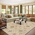 Machine Washable Rug for Living Room: 9x12 Area Rugs Boho Vintage Rug Stain by palohom