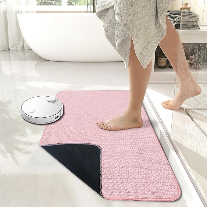 Bosap Bath Mat, Ultra Thin Bathroom Runner Rugs, Large Bath Mats - Image 6