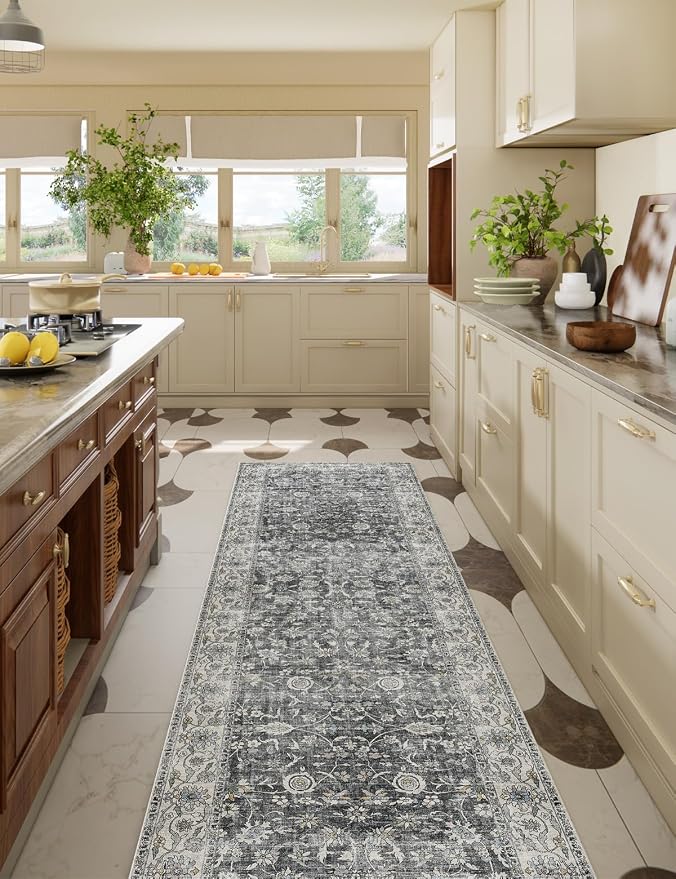 Runner Rug Washable Kitchen Runner: 2'6"x8' Hallway Runner Rugs Stain Resistant - Image 8