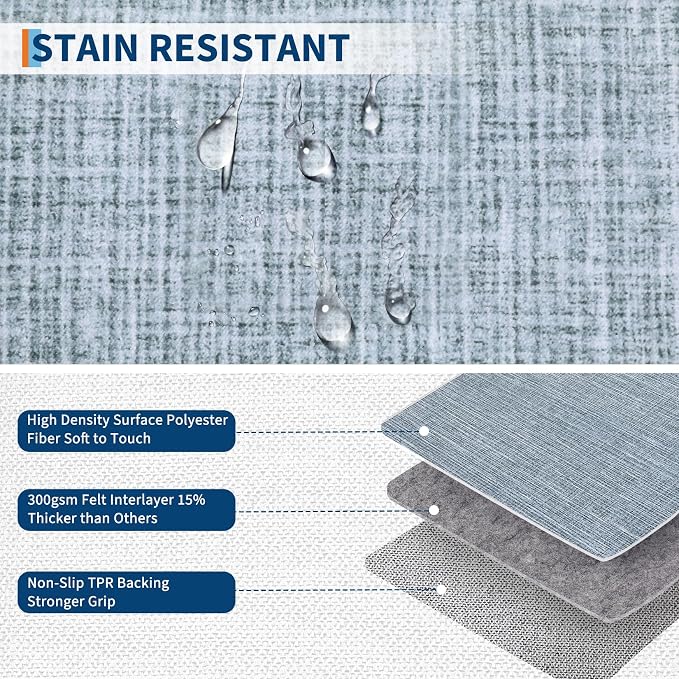 GarveeHome Washable Area Rugs 10x13 Non Slip Soft Large Living Room Rug Modern - Image 7