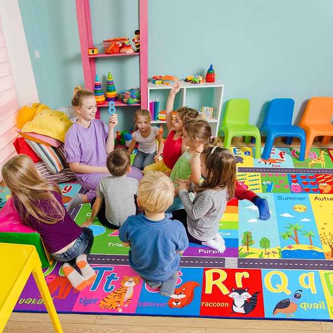 HOMORE Kids Rug, 6x9 Kids Educational Area Rugs - Image 3