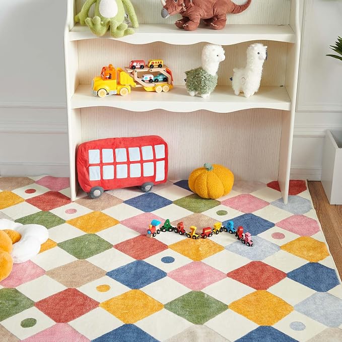 jinchan Macy Area Rug 2x3 Kids Entryway Washable Indoor Doormat Small Soft Non - Image 9