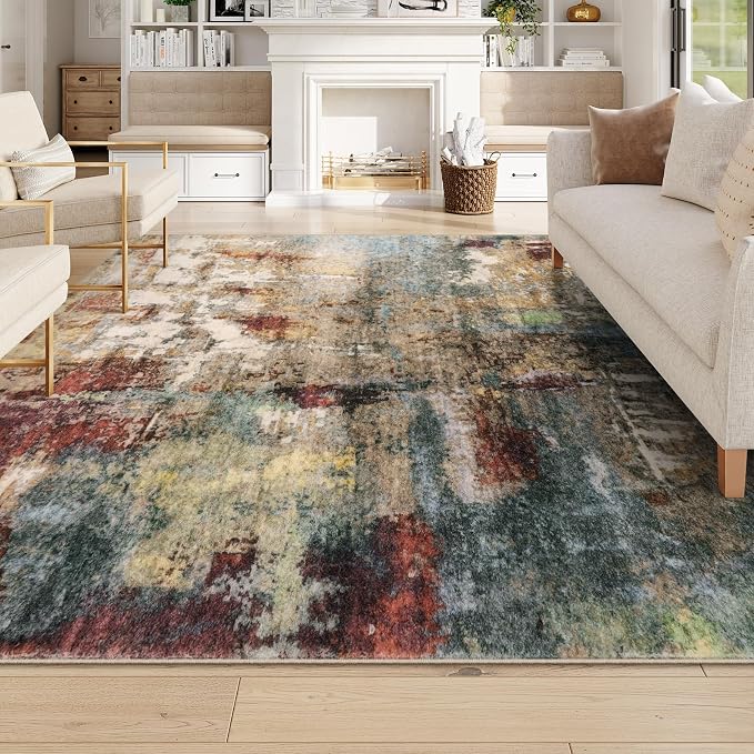 Lahome Modern Abstract 10x14 Area Rugs - Image 7