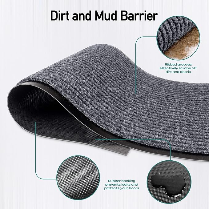 MaxMat® 4-Pack Extra Large 3x5 Ft Heavy Duty Door Mats – Tough Rubber Backing - Image 5