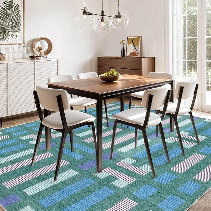 cotiled 10x14 Area Rugs Living Room Rug: Washable Boho Rugs - Image 5