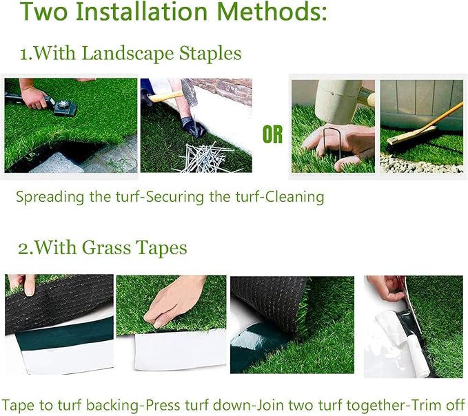 LITA Realistic Artificial Grass Turf Lawn Customized Size 10 x 99 Feet - Image 5
