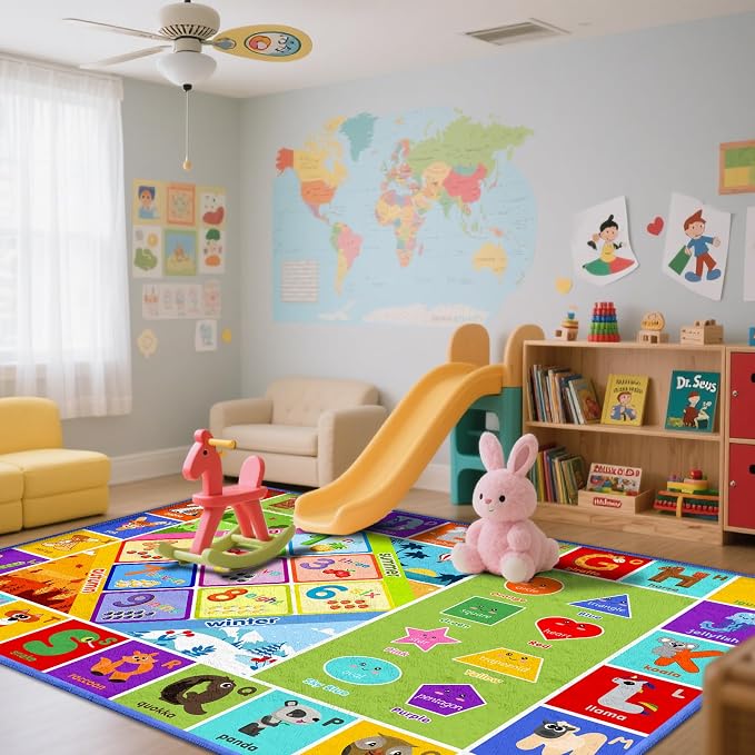 8x10 Kids Rug for Classroom & Playroom - Image 4