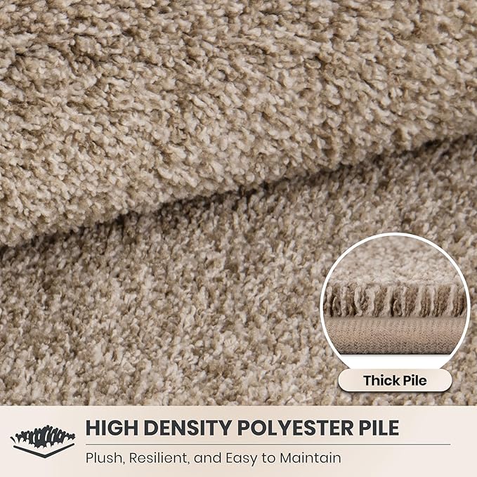 PURRUGS Easy Care Area Rug 4ft x 6ft, Non-Slip Machine Washable Entryway Rug - Image 4