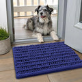 Smiry Dog Door Mat for Muddy Paws 24x16, Absorbent Dirt Trapper, Non-Slip by Smiry