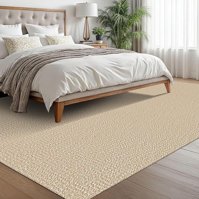 EARTHALL Washable Area Rugs 6x9 Ft Non Slip Living Room Rugs Cotton Dining Room - Image 5