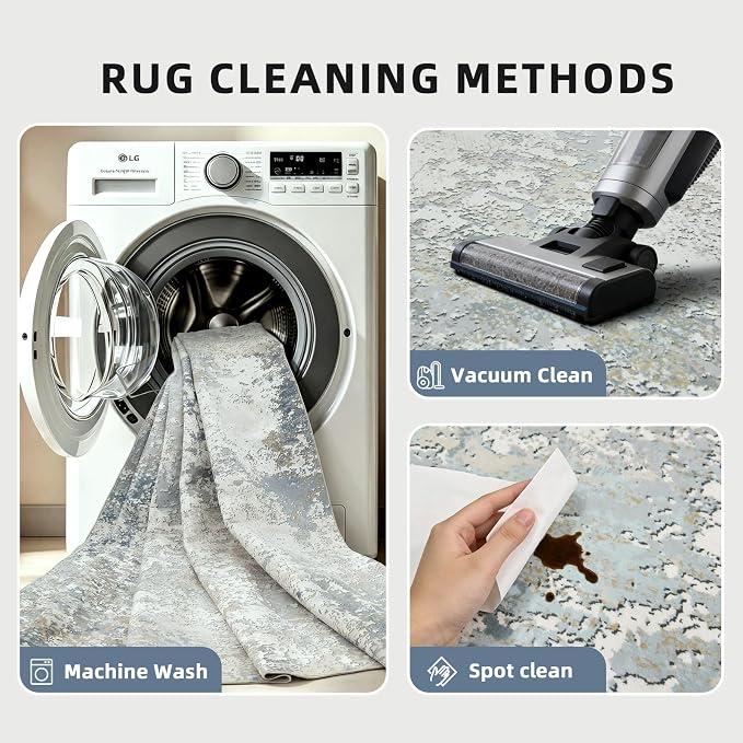 Washable Rugs 8x10 Area Rugs for Living Room - Image 4