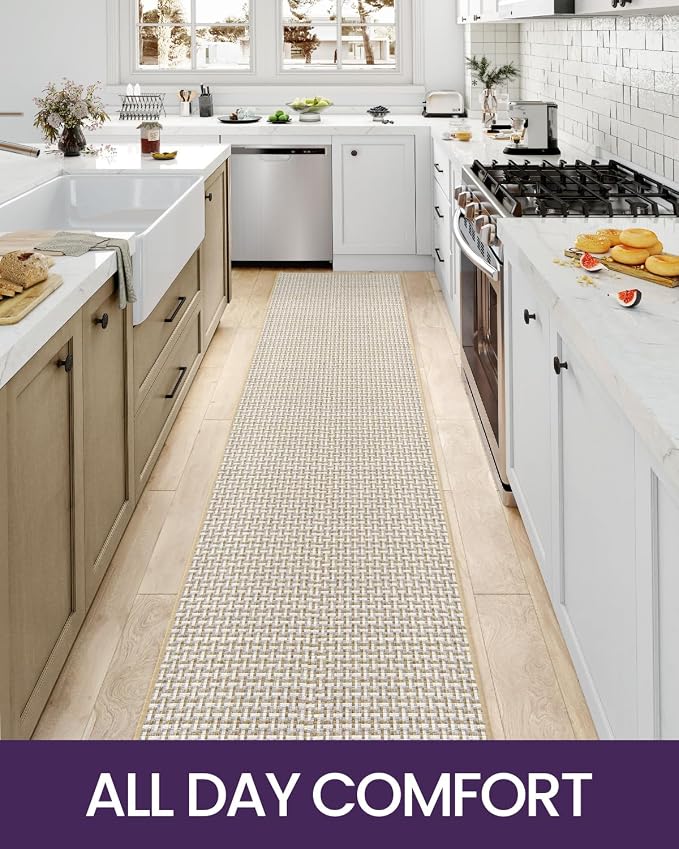 DEXI Hallway Runner Rug 2'x7', Non Slip Rubber Backed Runners Carpet, Ultra - Image 8