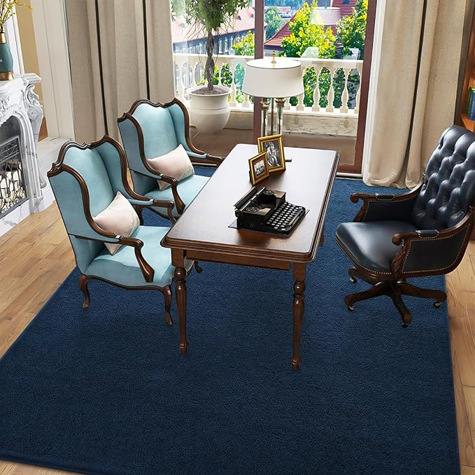 Pettop 4x6 ft Navy Blue Area Rugs - Image 6