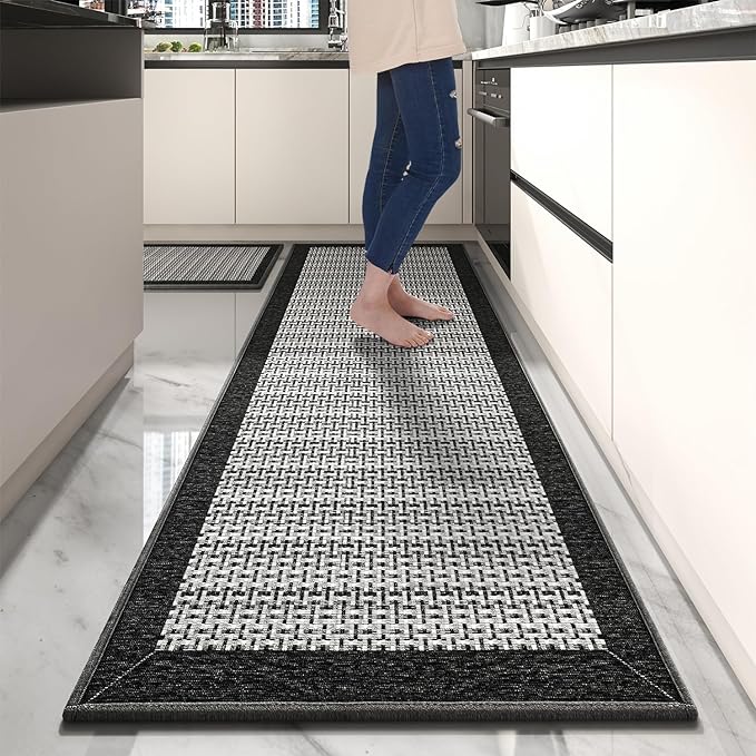 PADOOR Non Slip Kitchen Rugs Sets of 2 by PADOOR