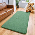 Keeko 2x4 Green Runner Rug, Indoor Bedroom Hallway Entryway Small Area Rugs Non by Keeko