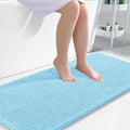 OLANLY Bathroom Runner Rugs 47x24, Soft Absorbent Chenille Bath Rugs, Rubber by OLANLY