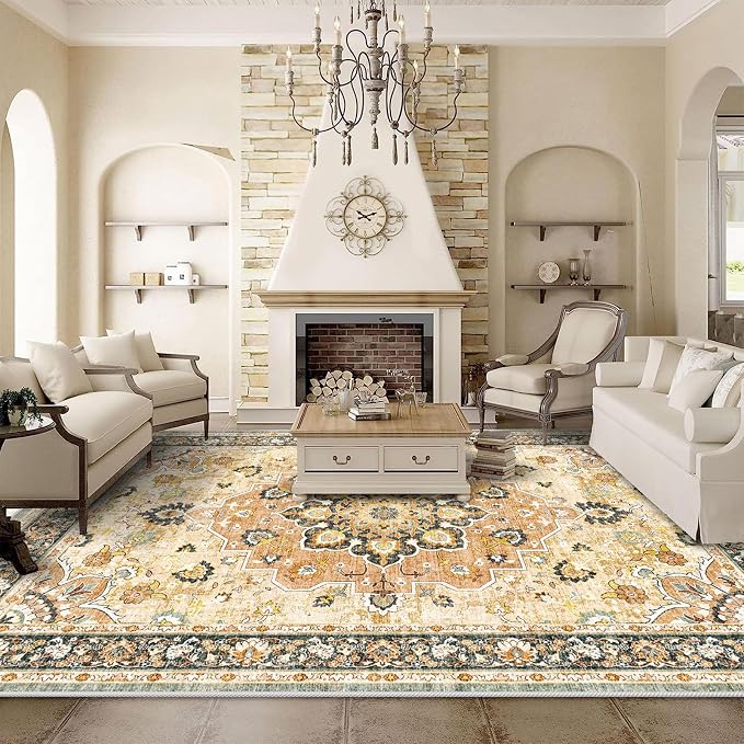 TOPRUUG Washable Oriental Area Rug by TOPRUUG