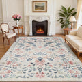 8x10 Area Rugs Washable Rug: Large Boho Living Room Rug Soft Non-Slip Low Pile by Yidanamy