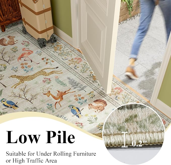 DUKINO Runner Rug, 2x8 Washable Kitchen Rugs - Image 7