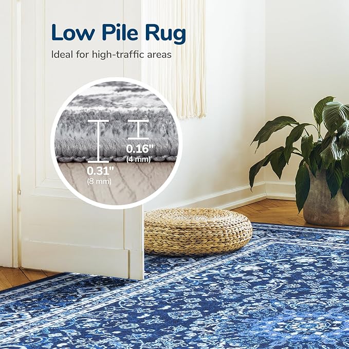 Lessymo 6FT Washable Round Area Rugs - Image 7