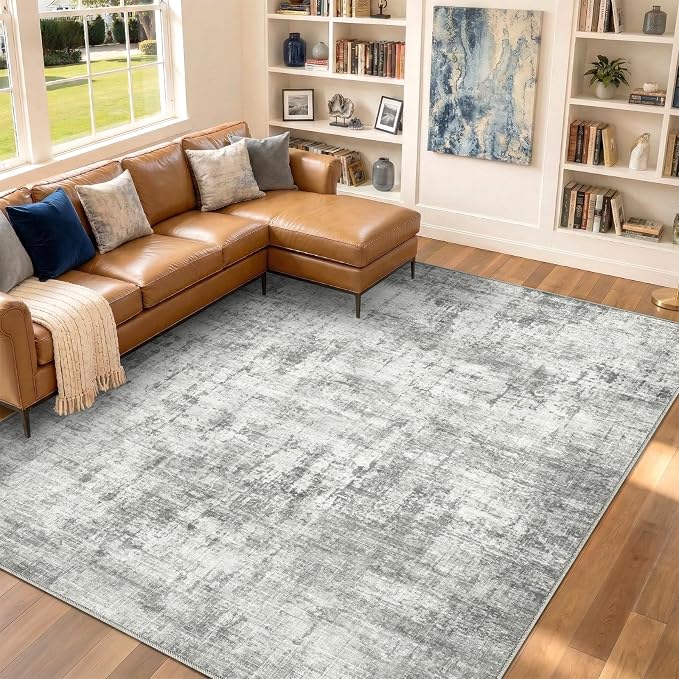 10x14 Area Rugs Washable Living Room Rug-No Slip Soft Carpets Modern Abstract - Image 9