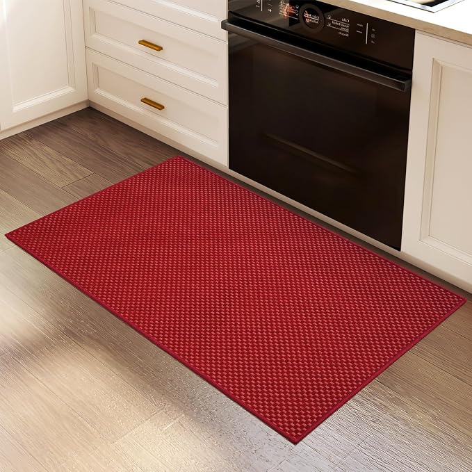 YDKGL 2x3 ft Indoor Door Mat Entryway Rug Non Slip Boho Woven Washable Small - Image 2