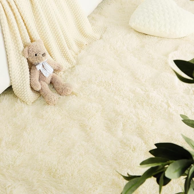 LOCHAS Ultra Soft Indoor Modern Area Rugs Fluffy Living Room Carpets - Image 4