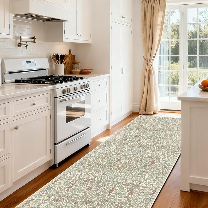 Washable 2' x 6' Runners for Hallways, Non Slip Long Floor Runner for Kitchen - Image 3