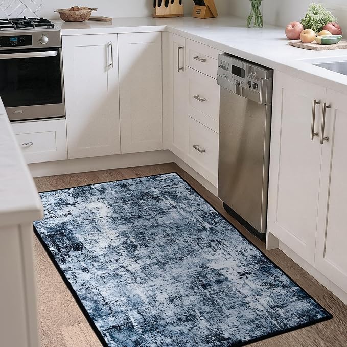 Rugflix 3x4 Entrance Rugs, Entry Rug Washable Non-Slip Stain-Resistant Low Pile - Image 2