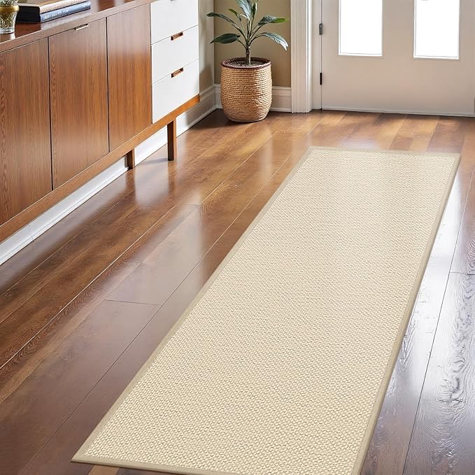 LEKEEPGO Long Door Mat 24"x59", Non Slip Door Mat Indoor Entrance, Rubber - Image 2