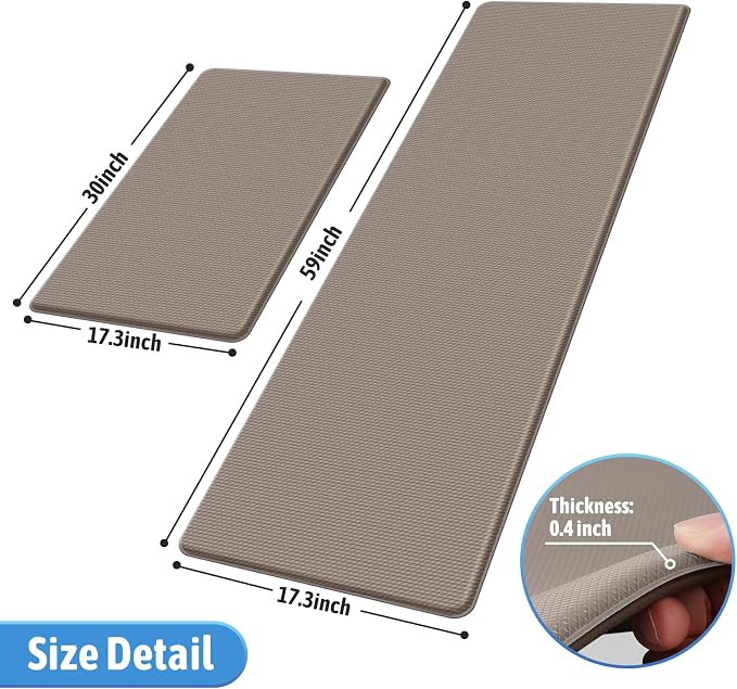 StepLively Kitchen Mat, Cushioned Kitchen Mats - Image 2