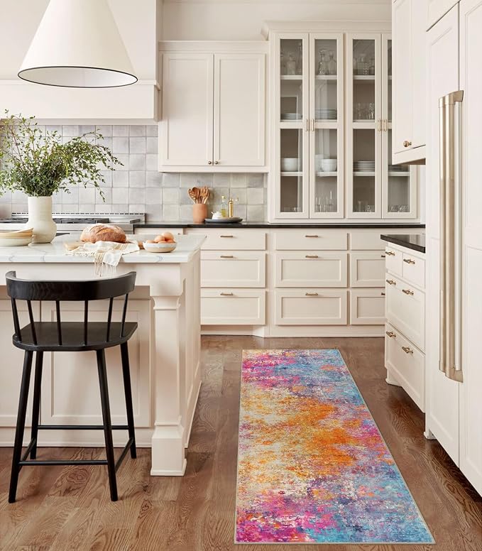 Lahome Modern Abstract Runner Rugs - Image 3