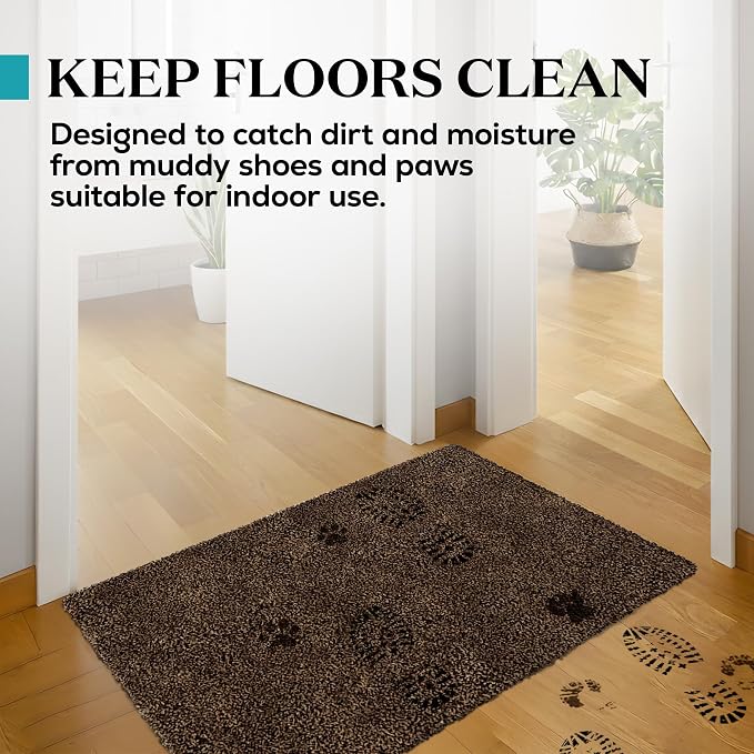 Premium Polyester Indoor Door Mat – 32"x48" Washable Entry Mat, Waterproof - Image 3