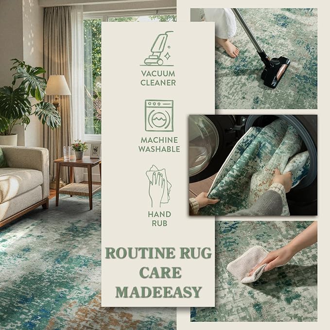 Lahome Modern Abstract Area Rug 5x7 Rugs - Image 6