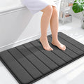 OLANLY Memory Foam Bath Mat 35x24, Super Soft Absorbent Bathroom Rugs, Quick Dry by OLANLY