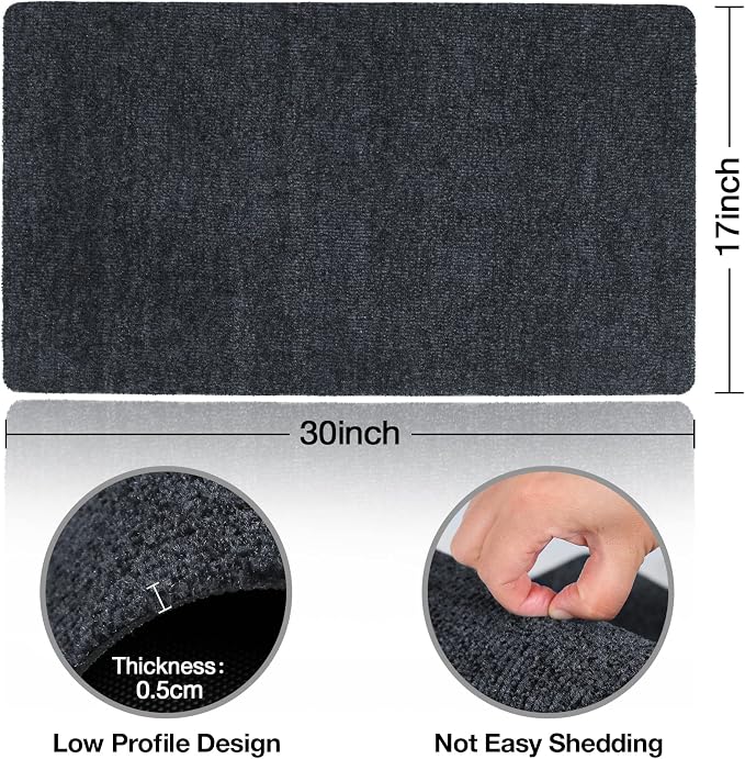 Doormats Outdoor and Indoor Ultra Thin Design, Strong Stain-Resistant Entryway - Image 2