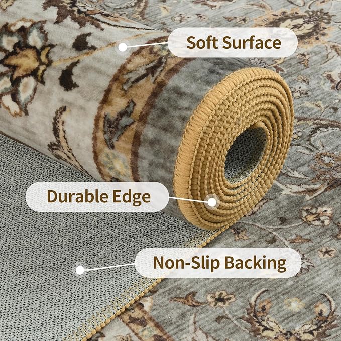 8x10 Ft Extra Large Washable Area Rugs - Image 6