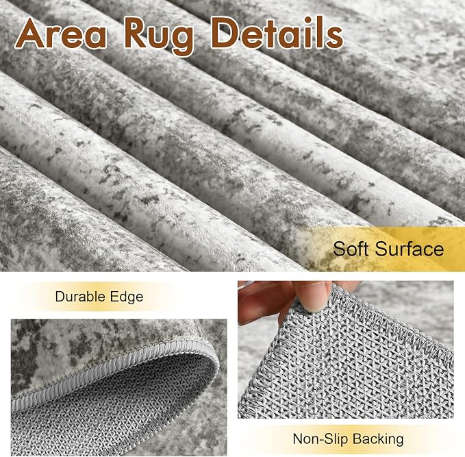 6x9 Ft Large Abstract Area Rugs - Image 6