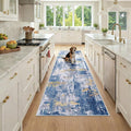 RELEANY Washable Area Rugs 2'6"x8 Non-Slip Modern Abstract Soft by RELEANY