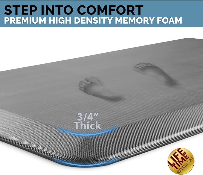 ComfiLife Anti Fatigue Floor Mat – 3/4 Inch Thick Kitchen Mats - Image 2